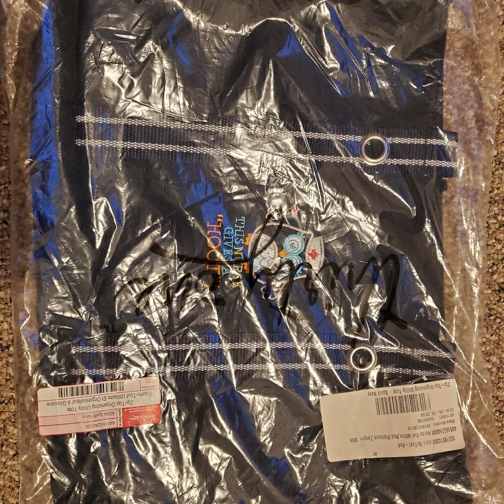 Zip Top Organizing Utility Tote this nurse gives